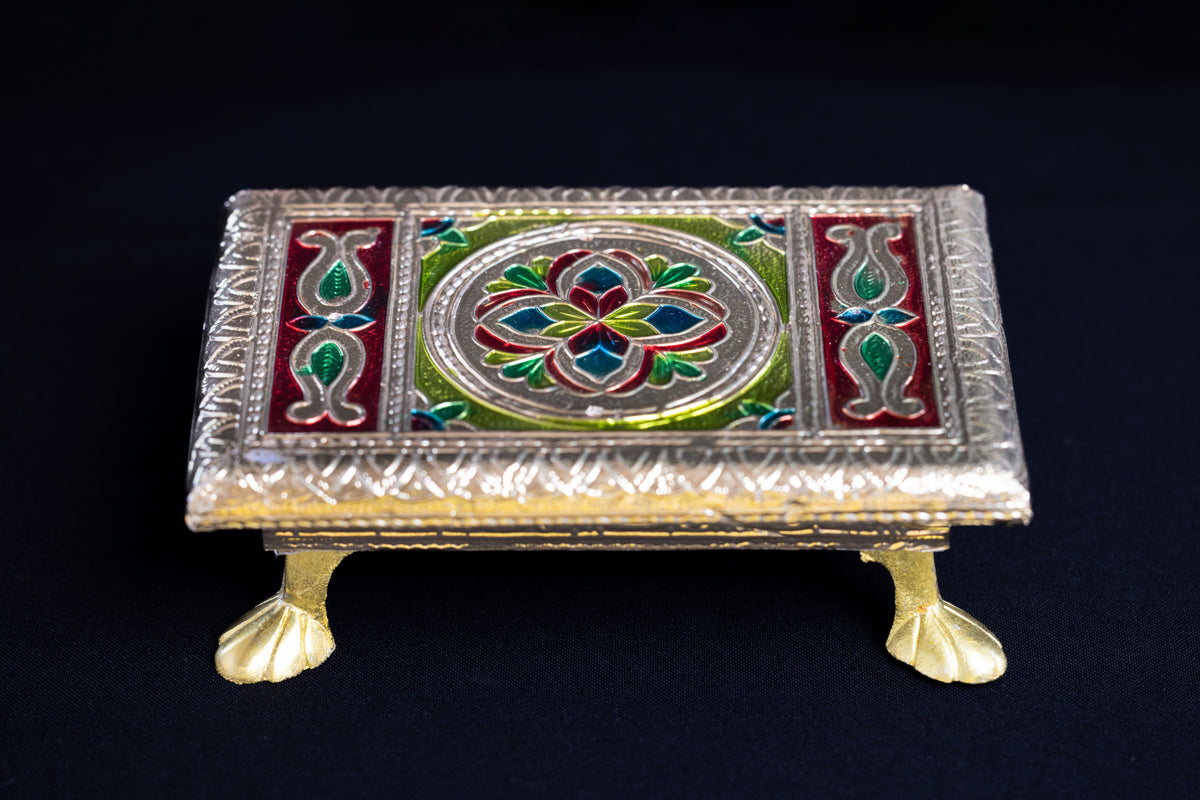 Asanam/Puja Plate Table, golden