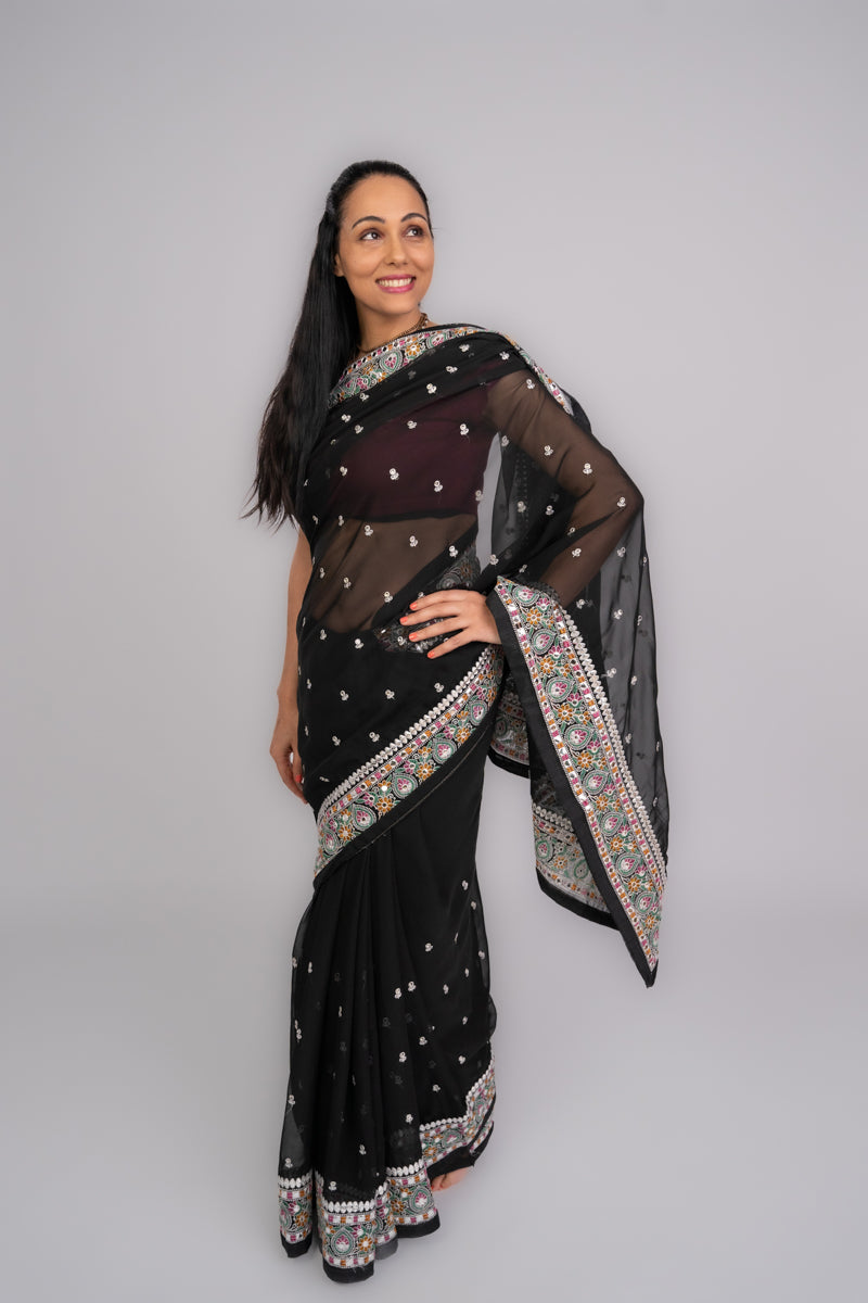 Northern Lights Saree