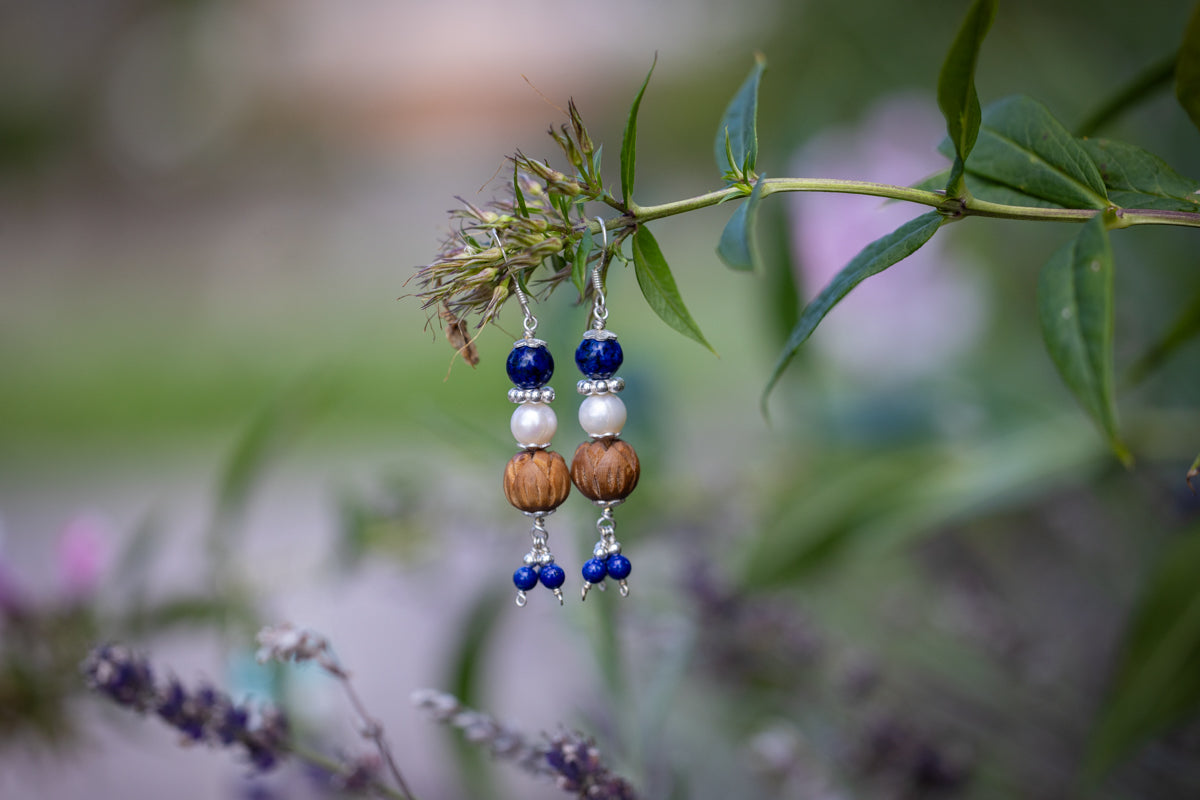 Earrings Lapis Blue