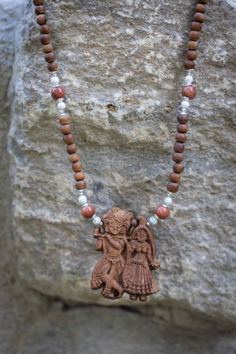 RADHA-KRISHNA Tulsi Pendant