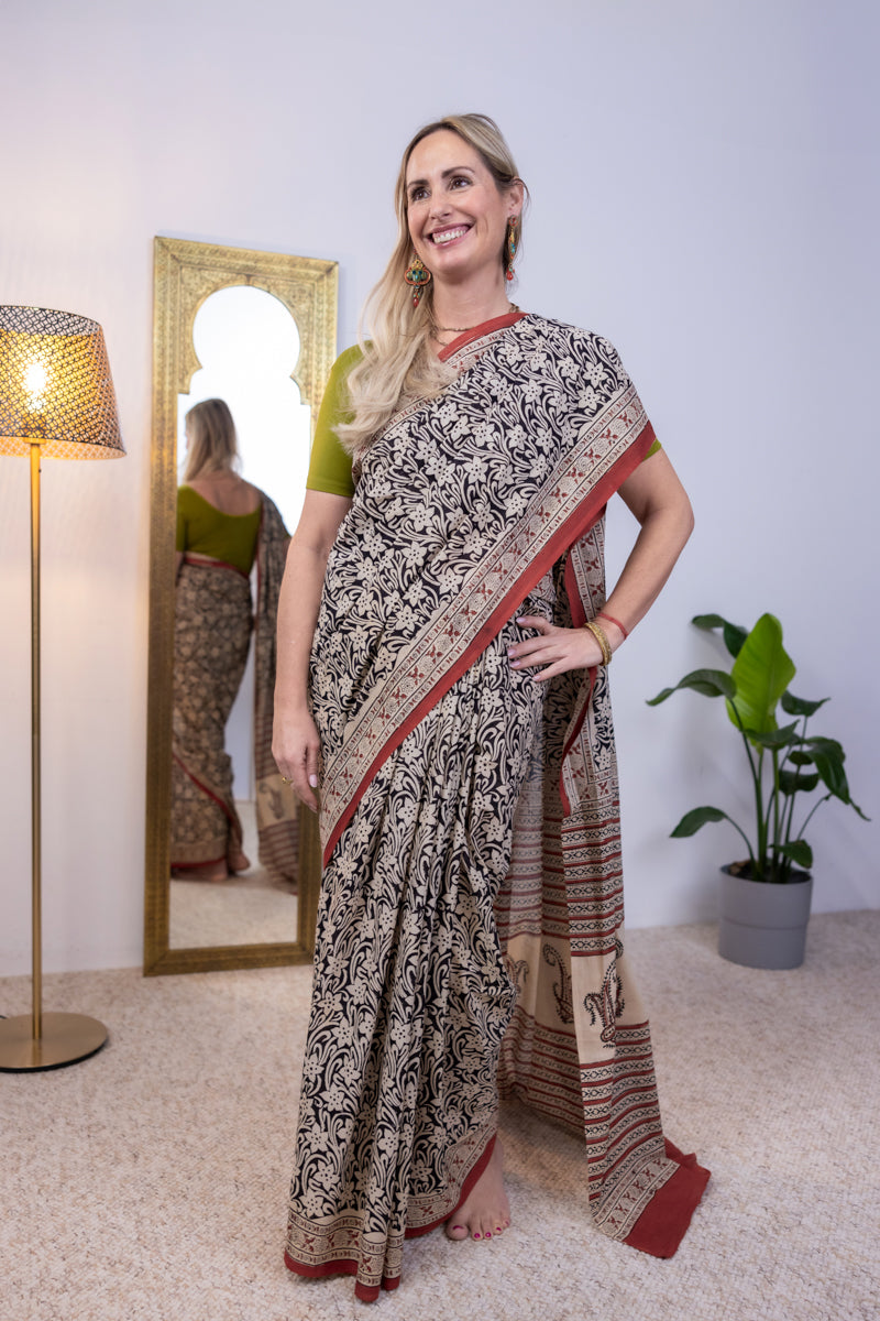 Malmal Cotton Saree