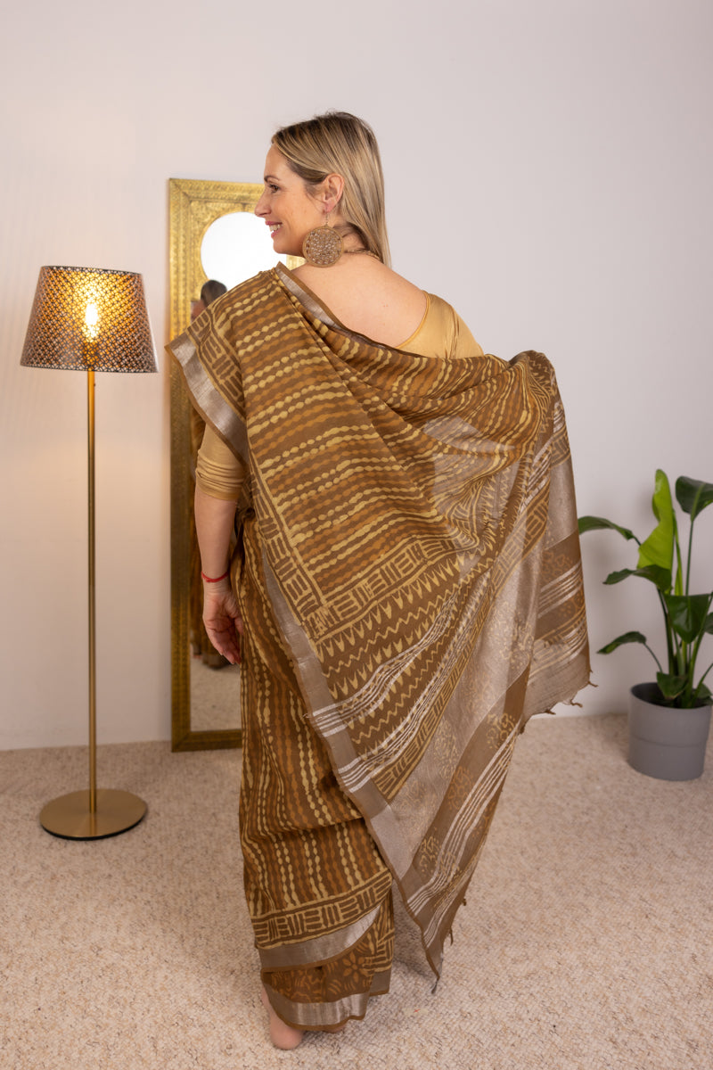 Slub Cotton Saree