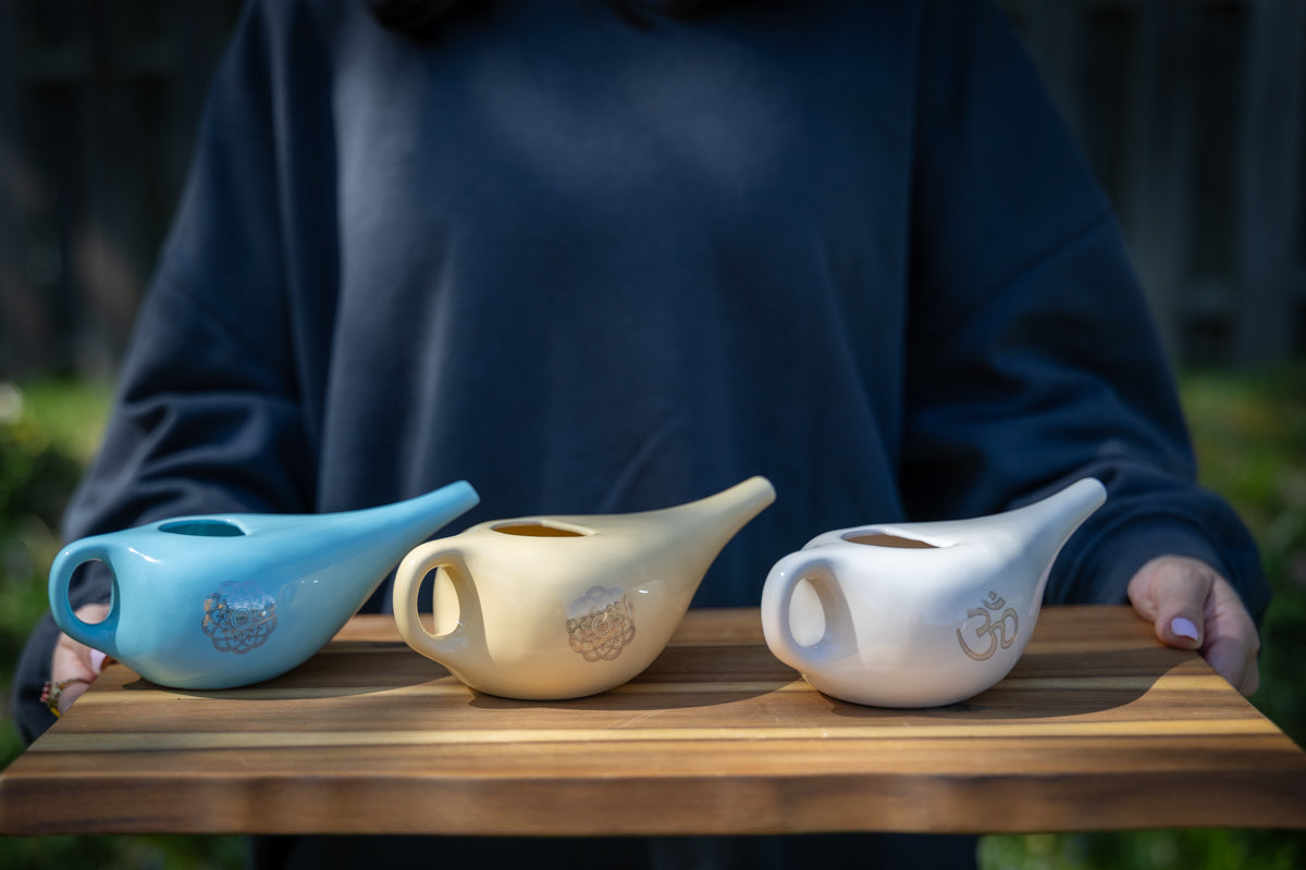Neti Pot in ceramica MANDALA, 250 ml
