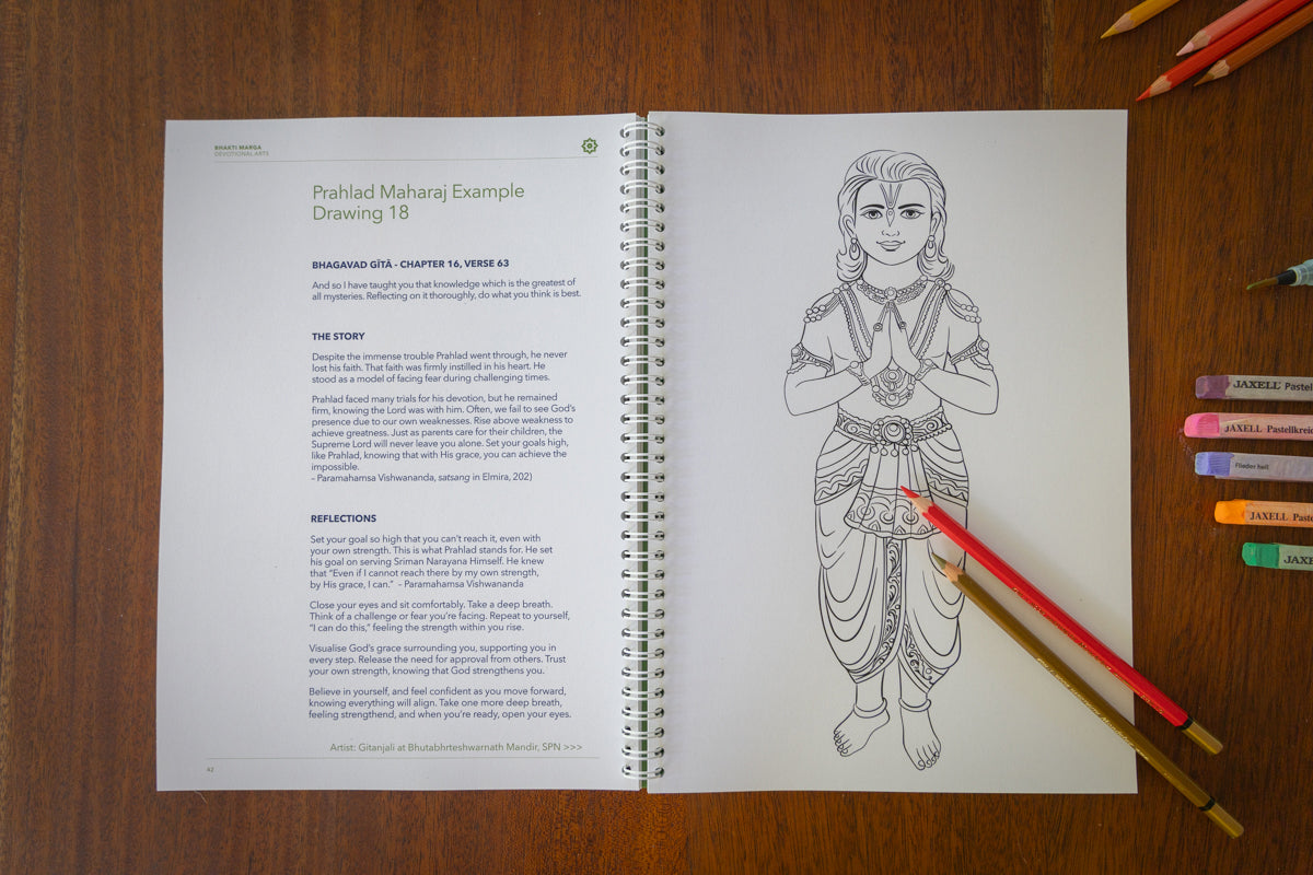 Colouring Book: Journey through the Narasimha Leela