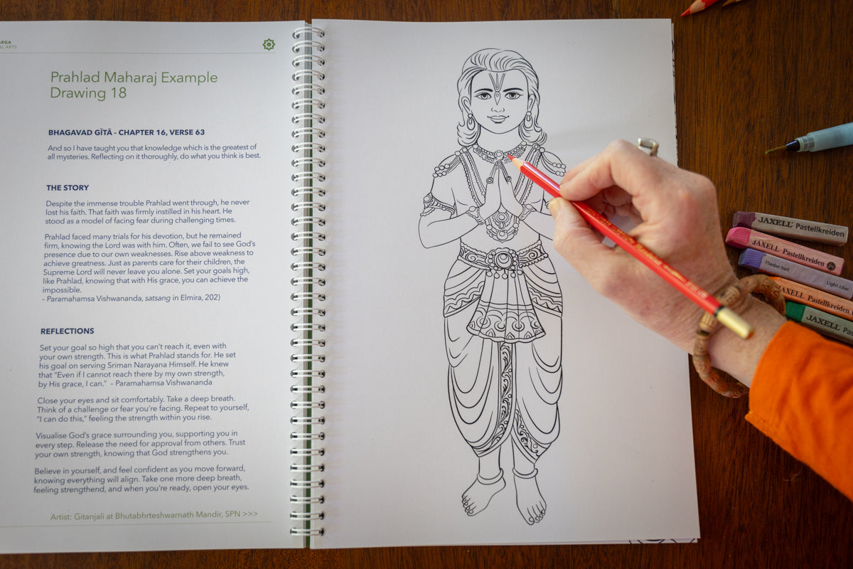 Colouring Book: Journey through the Narasimha Leela