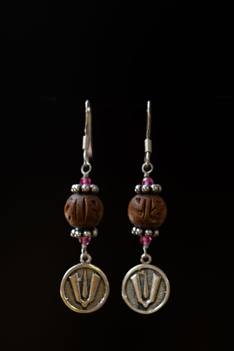 Earrings Crystal Tulsi Tilak