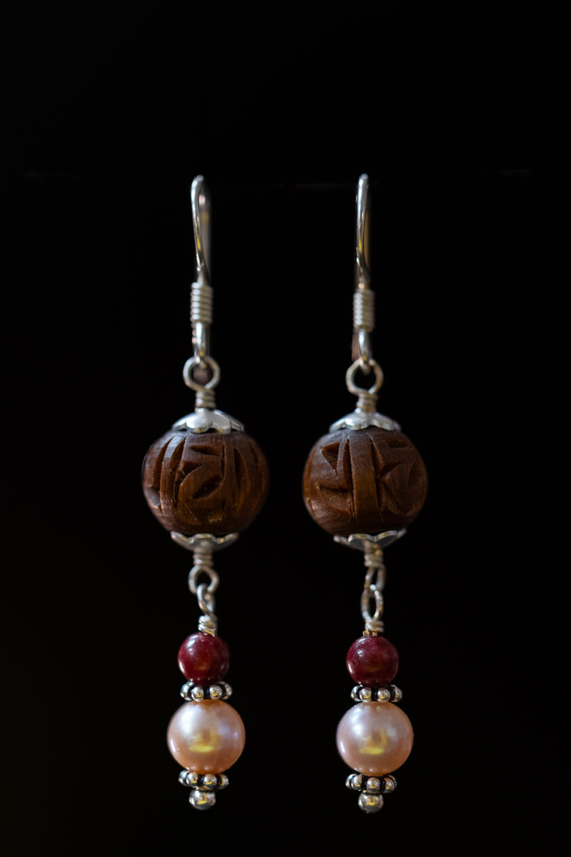 Earrings Pearl Dangles