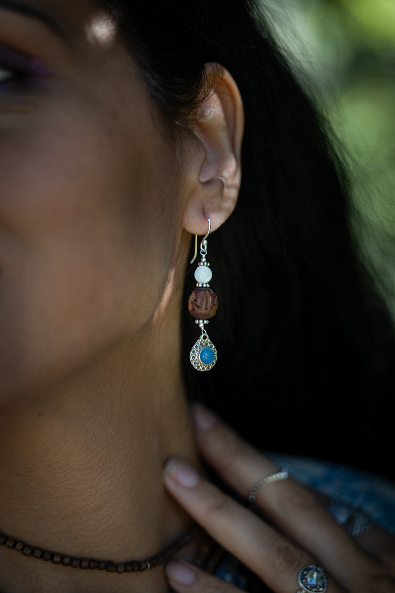 Earrings Pearl Dangles