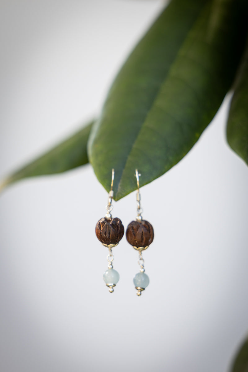 Earrings Aquamarine Dangles