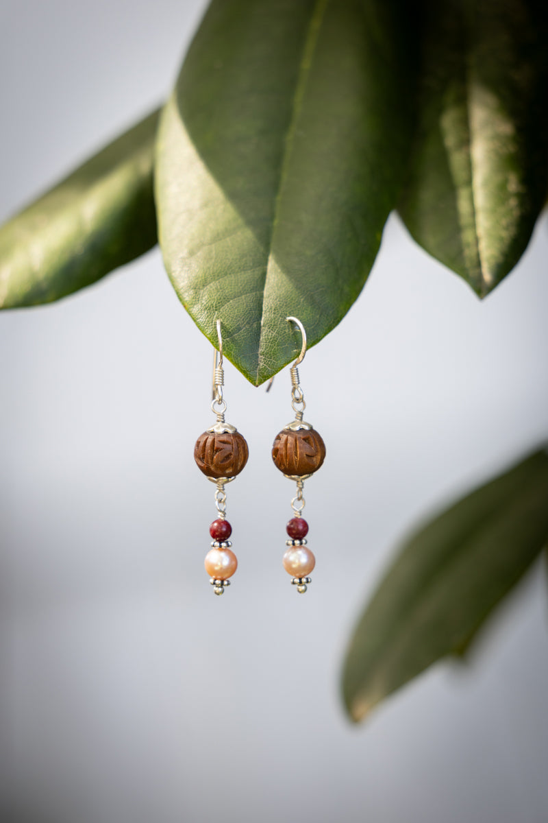 Earrings Pearl Dangles