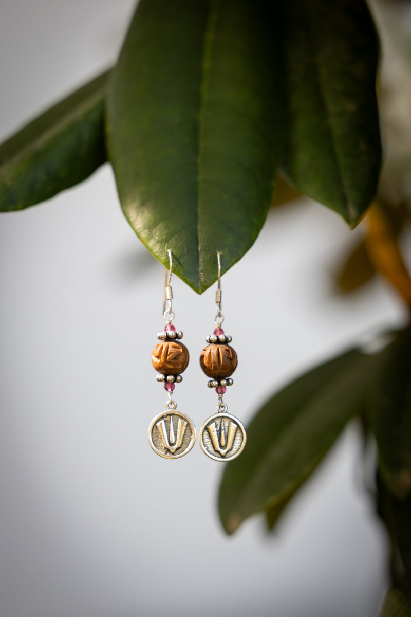 Earrings Crystal Tulsi Tilak