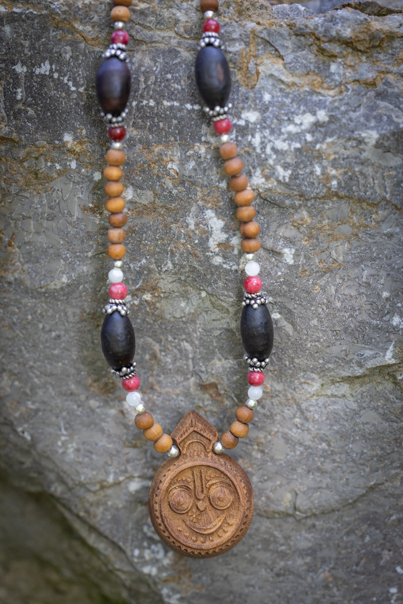 JAGANNATH Tulsi Round Pendant