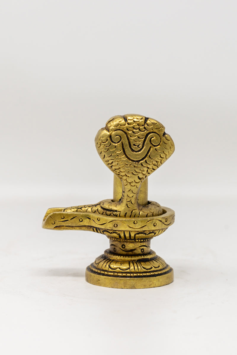 Shiva Lingam con Nagam