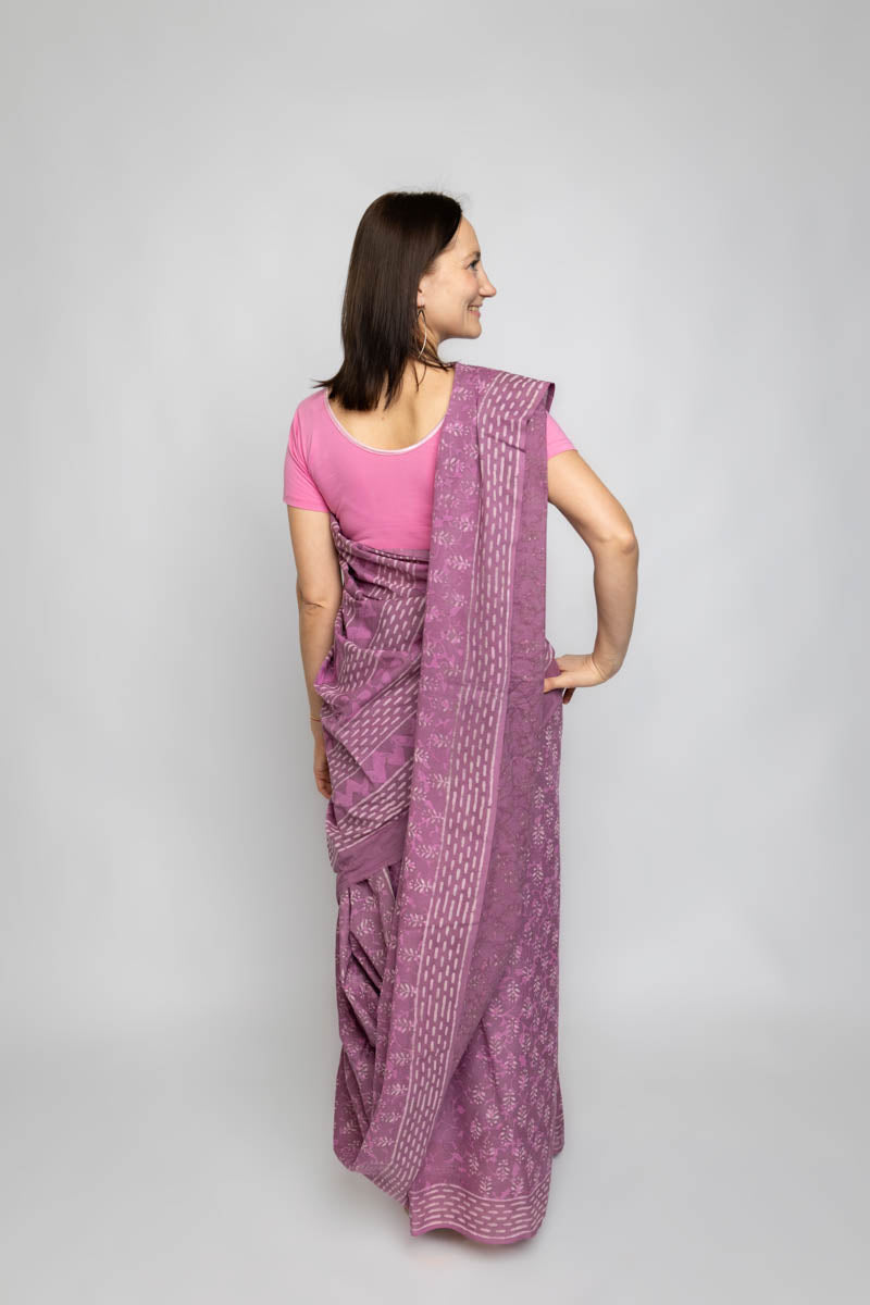 Malmal Cotton Saree