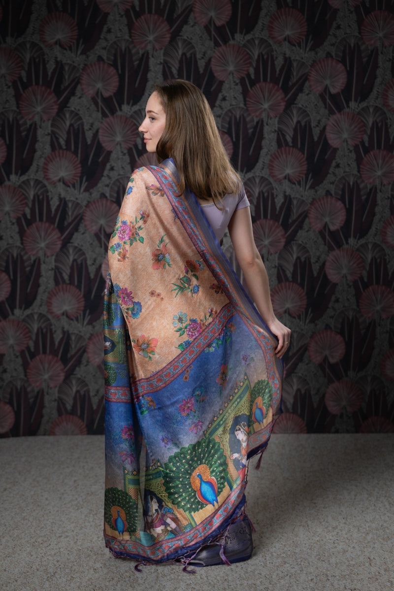 Soft Banarasi Art Silk Printed Saree