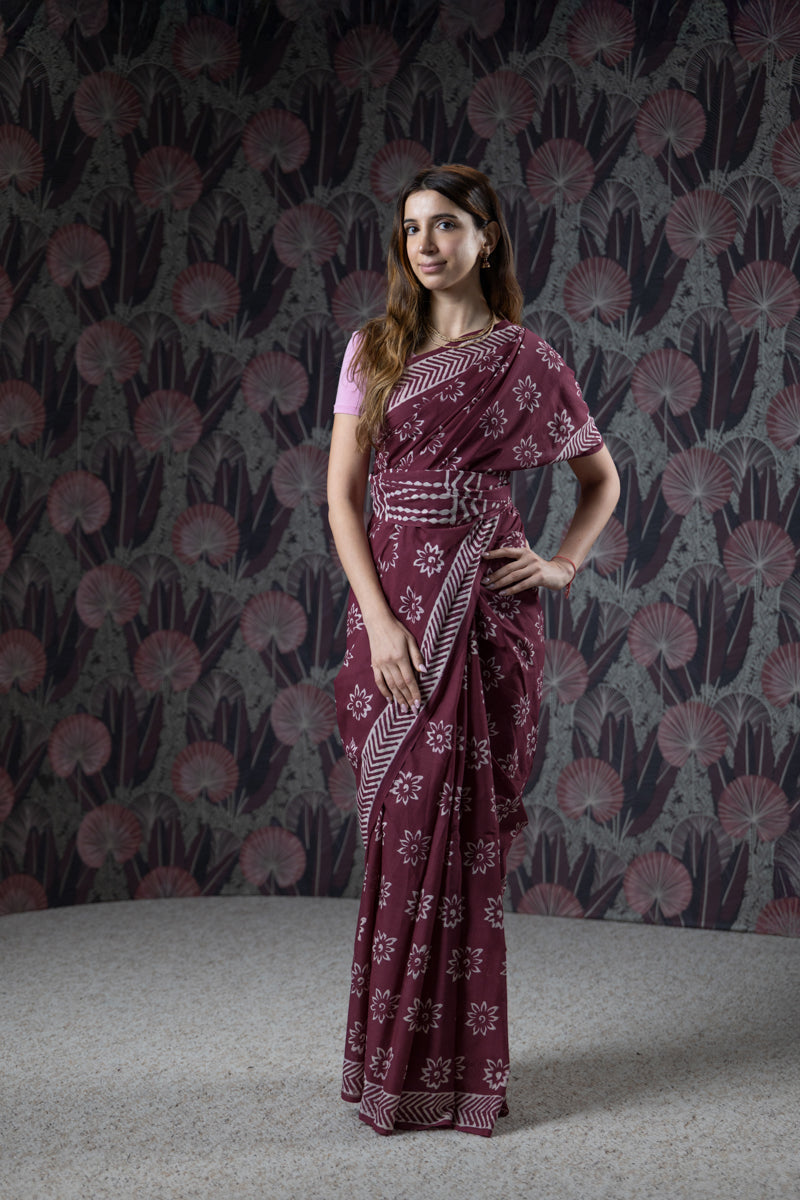 Malmal Cotton Saree