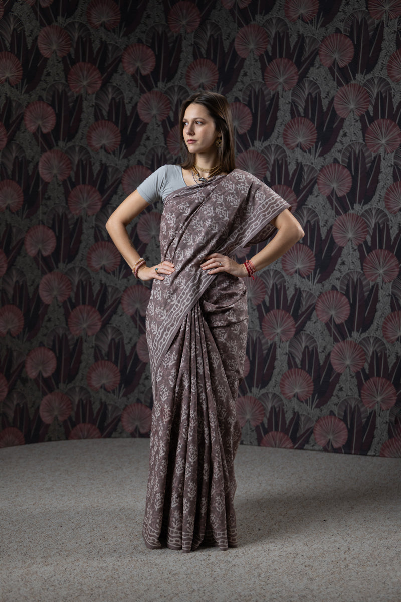 Malmal Cotton Saree