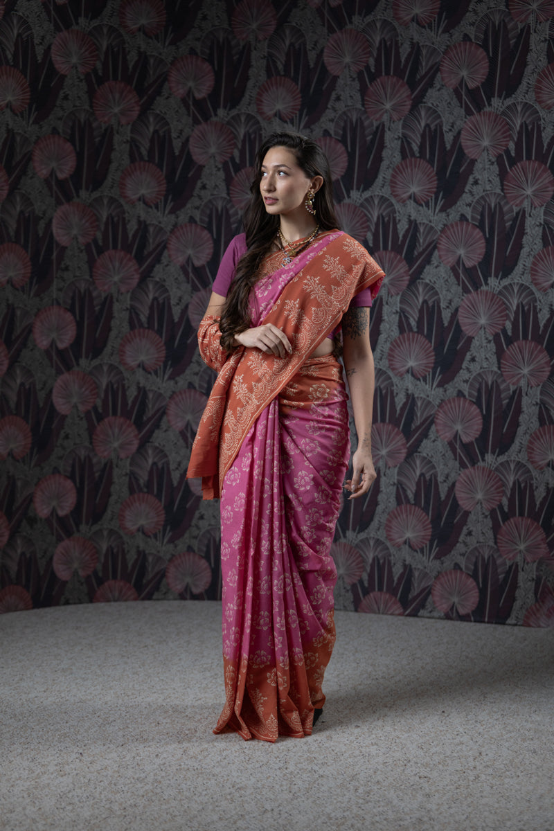 Malmal Cotton Saree