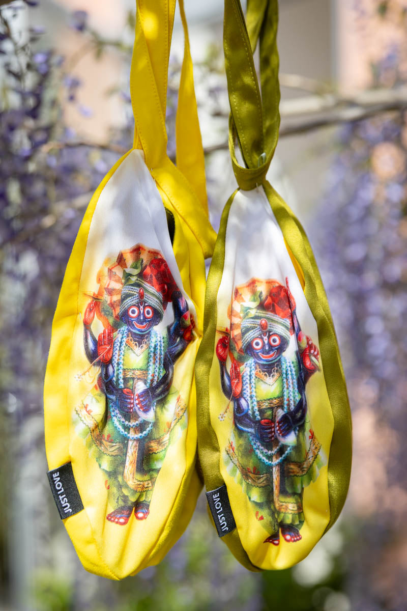 Mala Bag - Sri Vitthala Giridhari Parabrahman, yellow