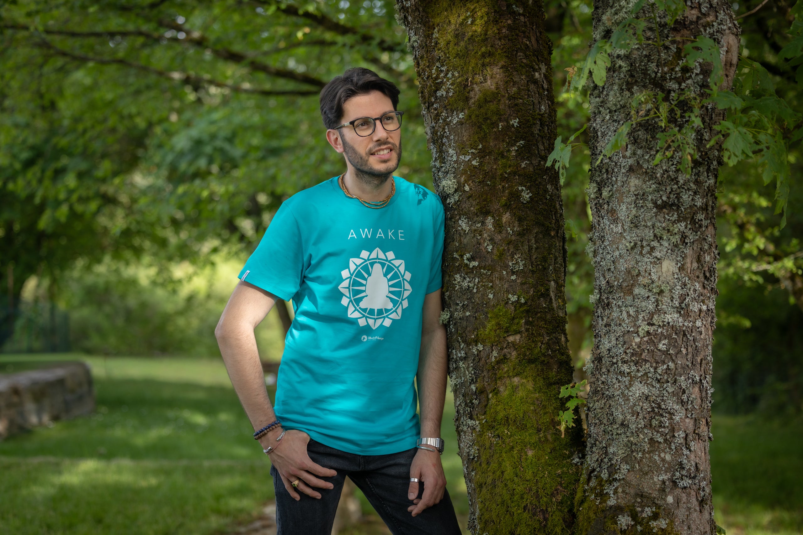 AWAKE T-shirt - Turquoise