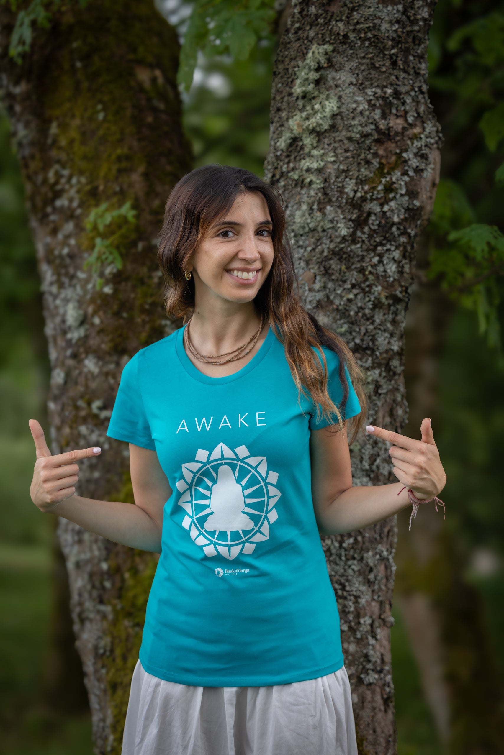 AWAKE T-shirt - Turquoise