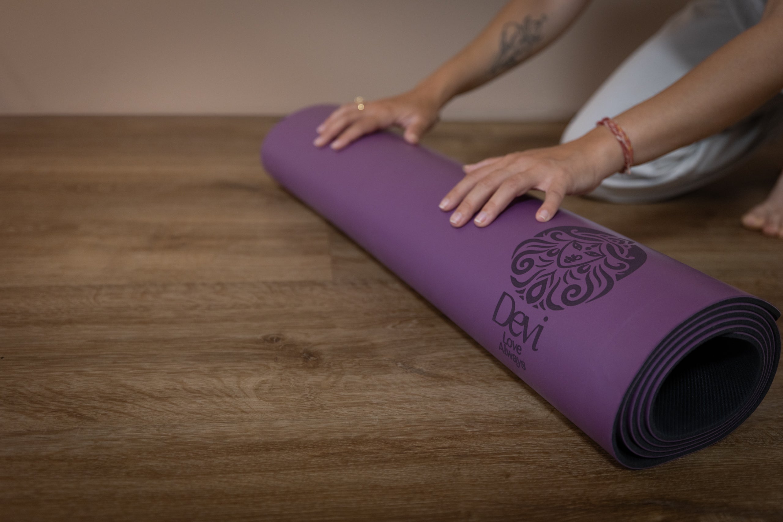 Devi Yoga Mat, Purple