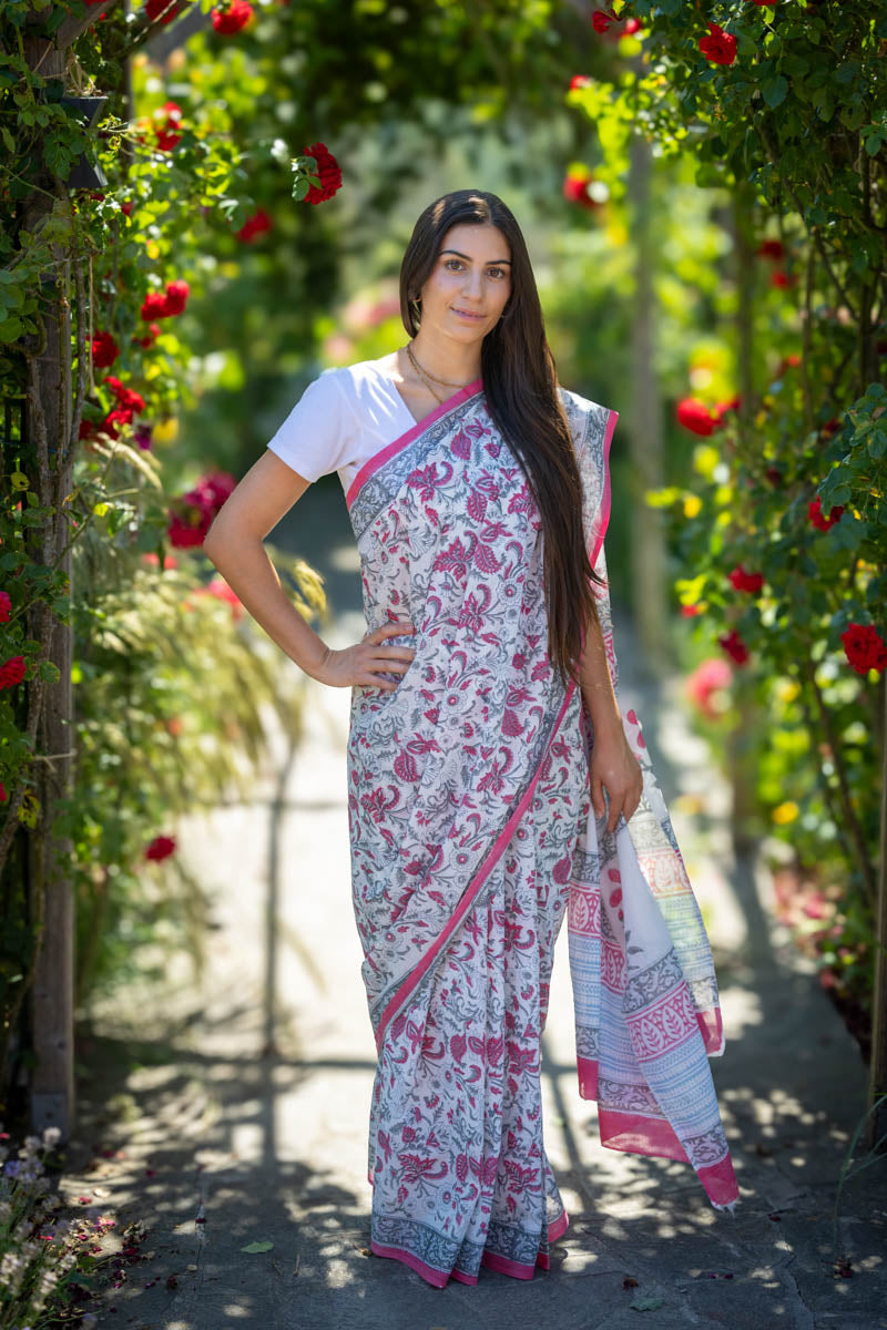 Malmal Cotton Saree