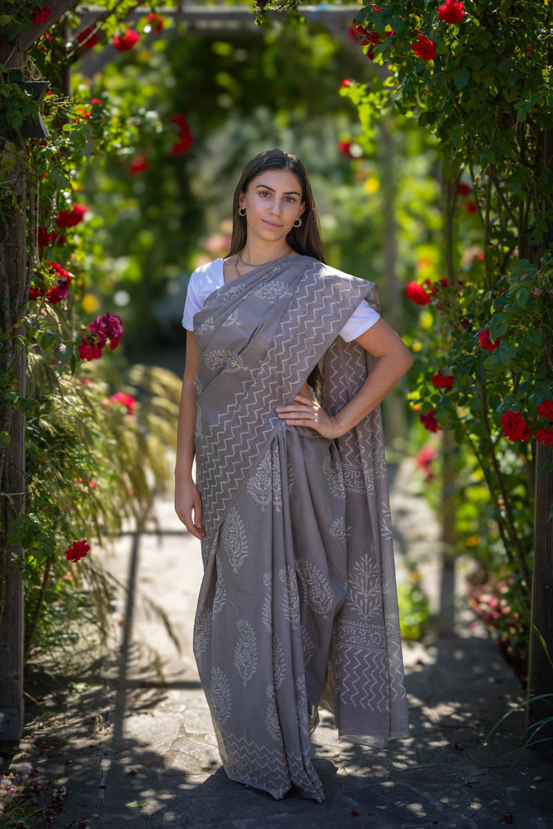 Malmal Cotton Saree