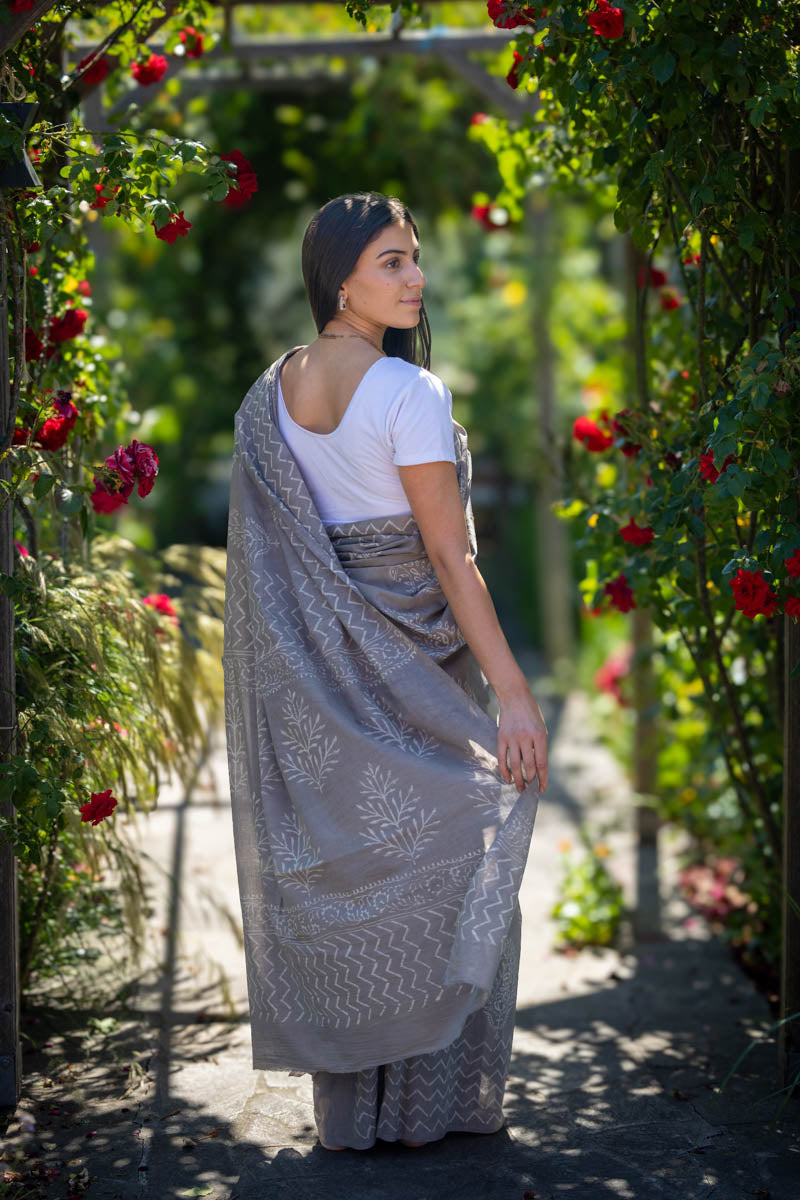 Malmal Cotton Saree