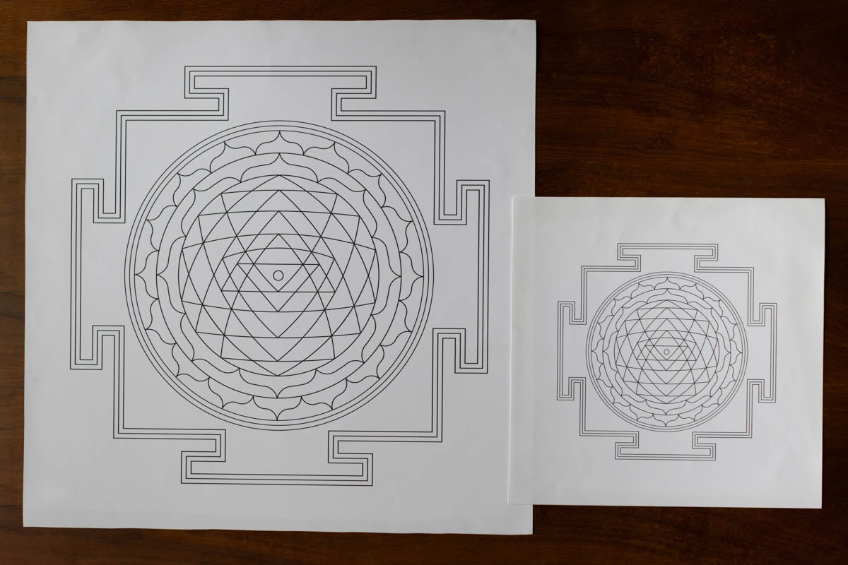 Sri Yantra on Canvas