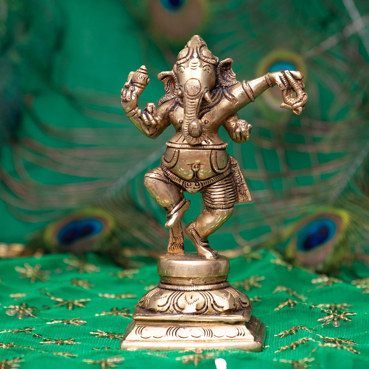 Lord Ganesha danzante, 6 pollici, BR