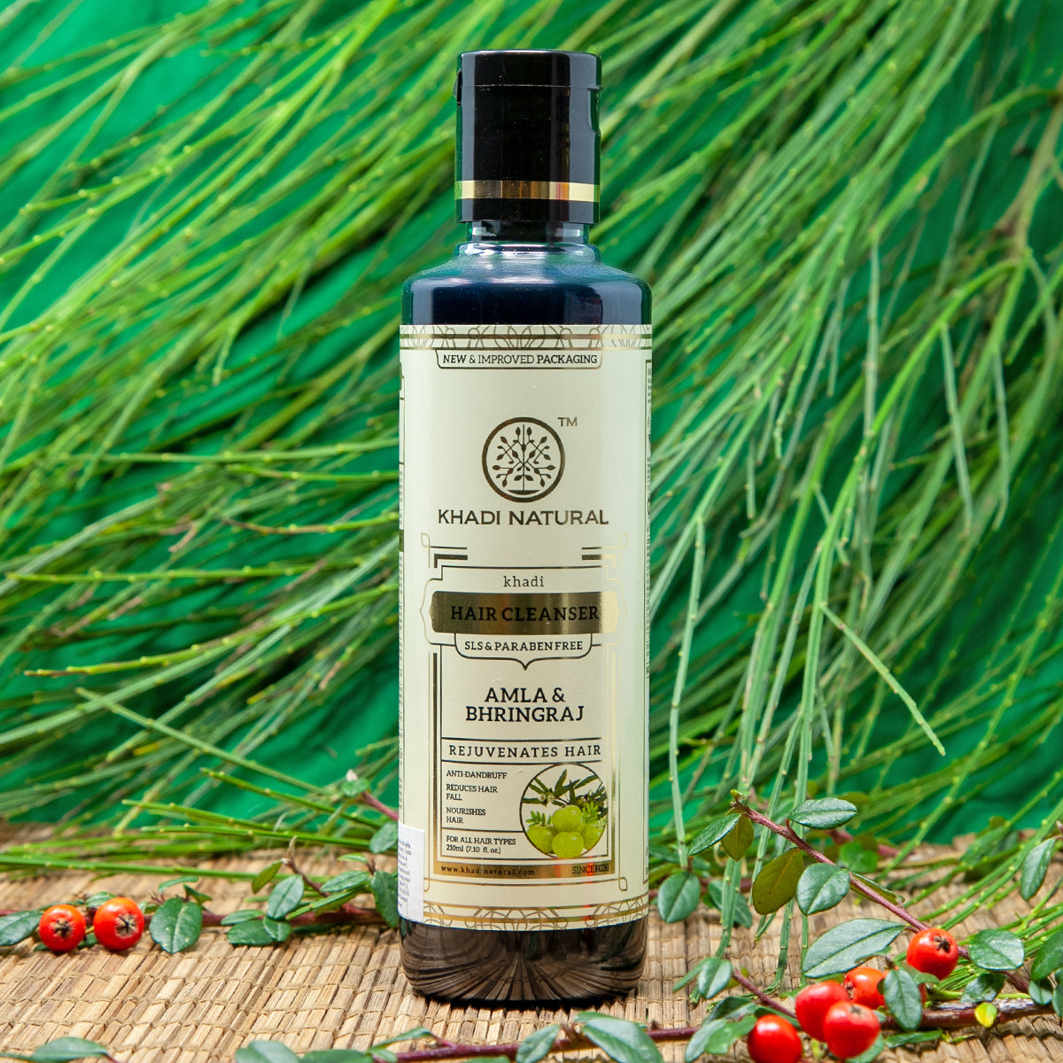 Khadi Herbal Hair Shampoo AMLA & BHRINGRAJ