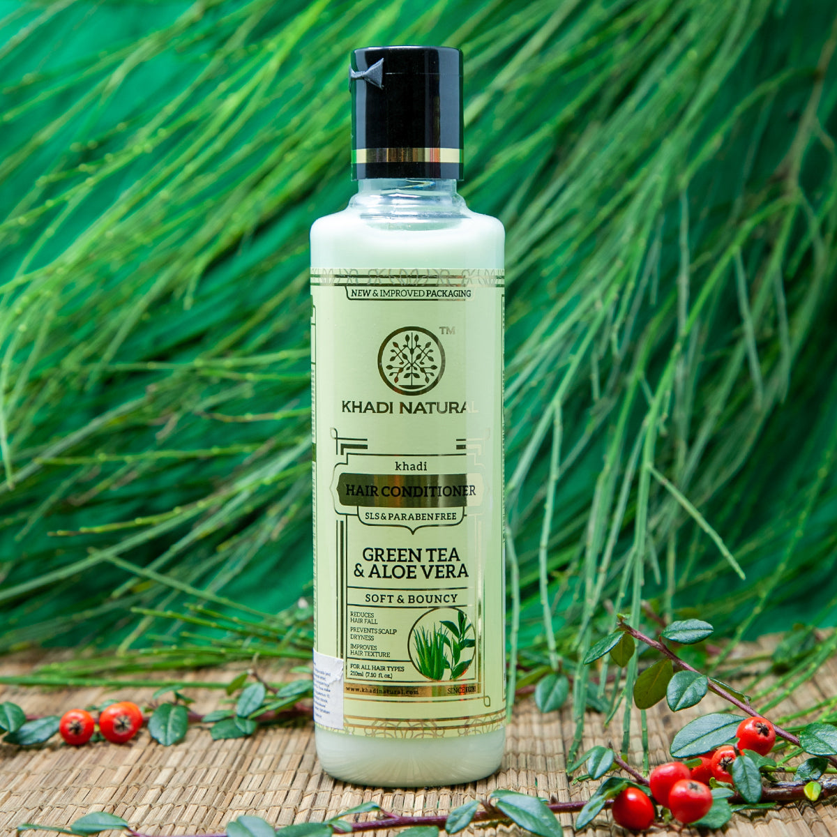 Khadi Herbal Hair Conditioner GREEN TEA & ALOE VERA