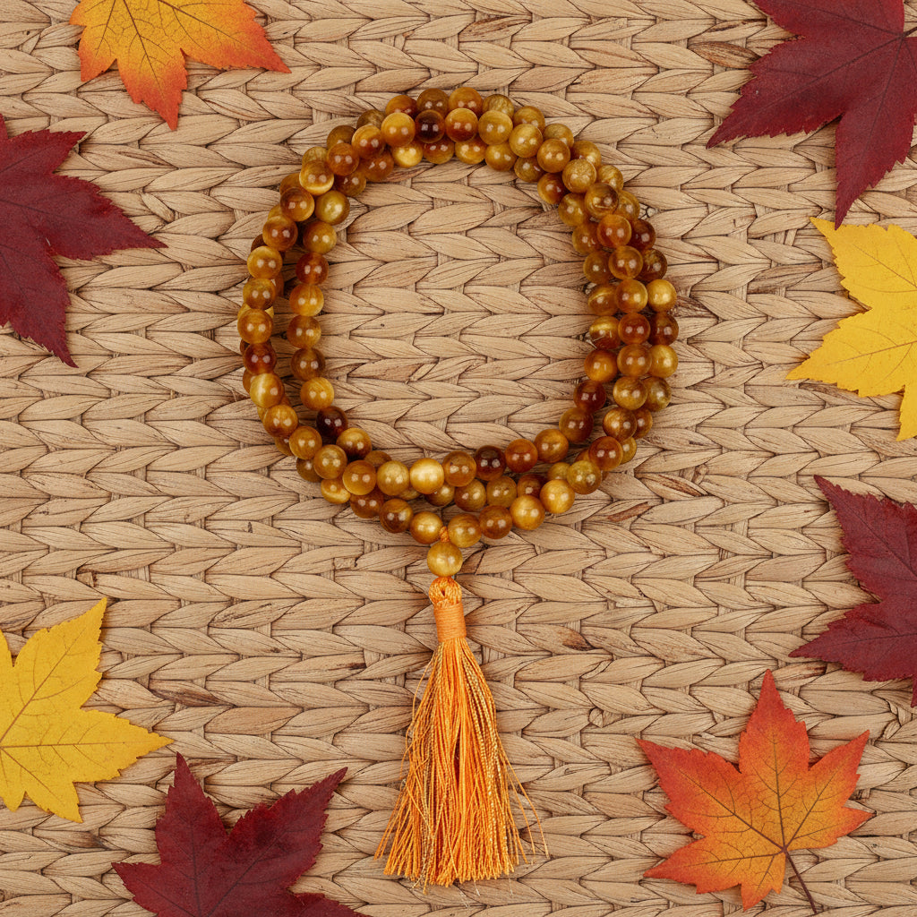 Brown Cat's Eye Mala