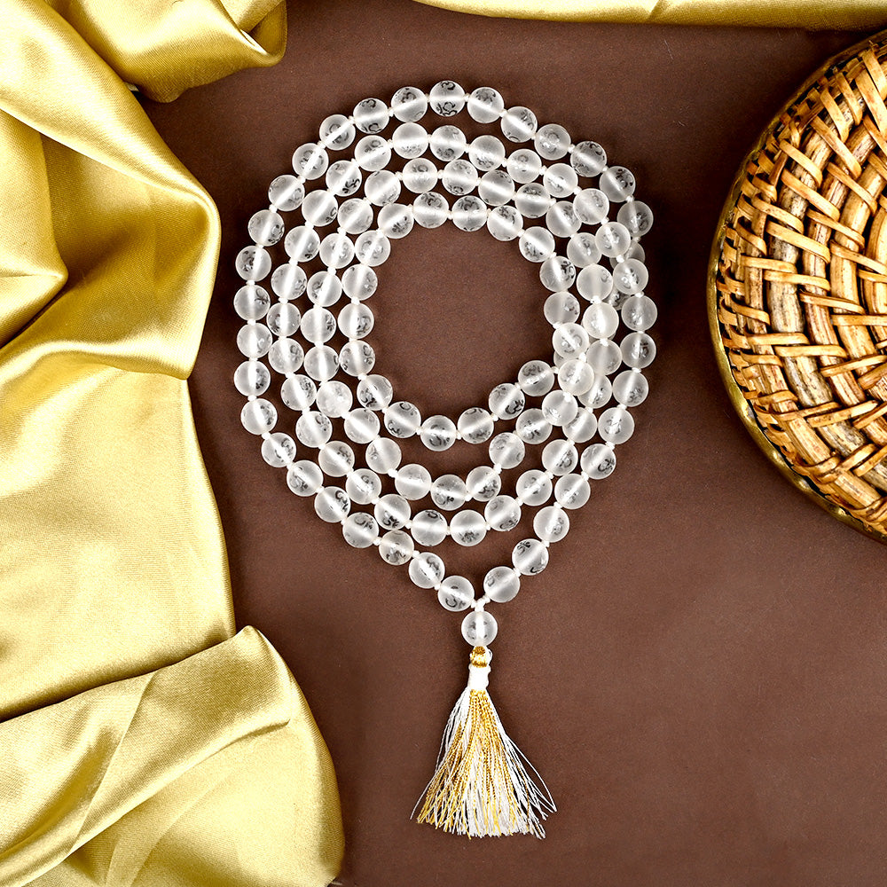 OM Crystal Mala