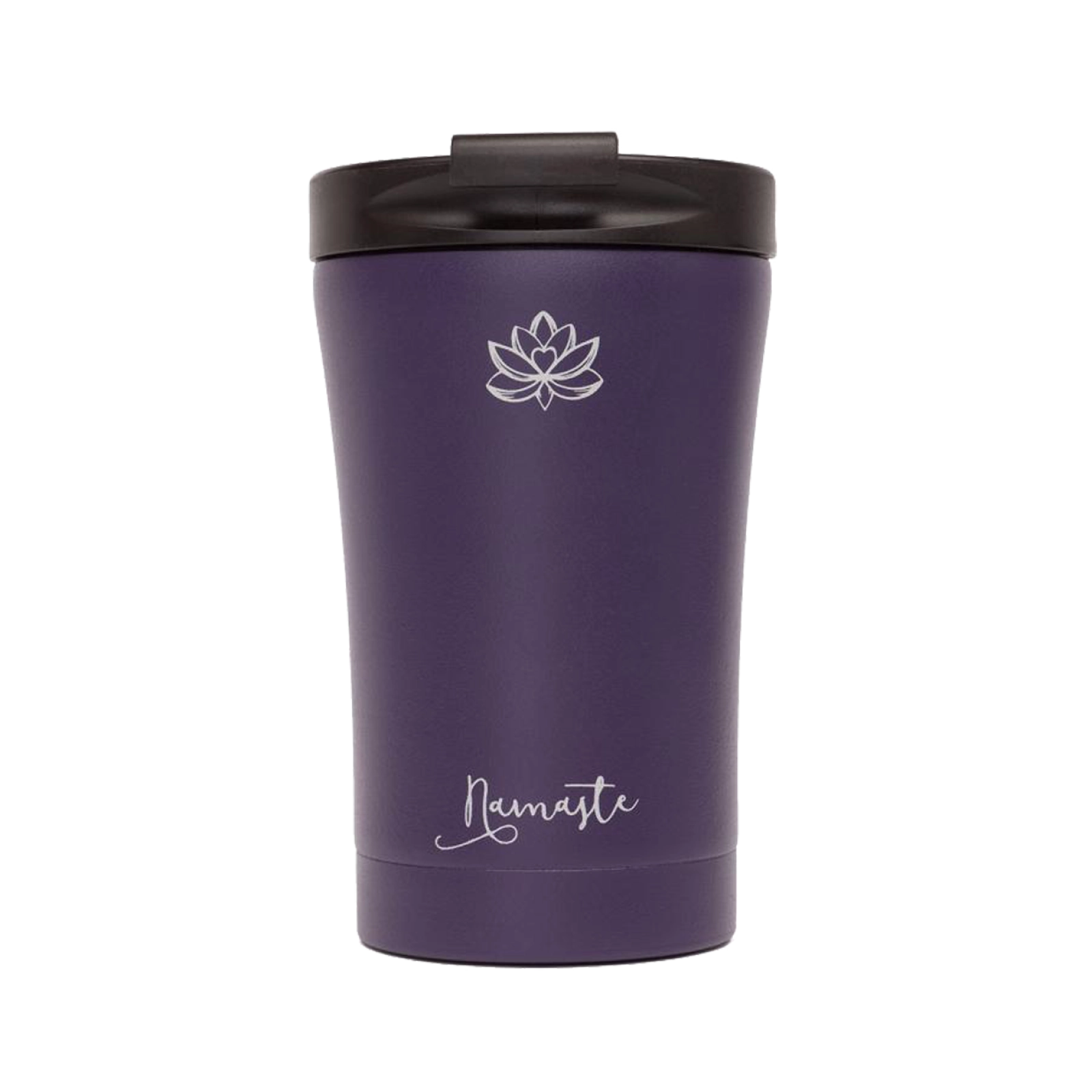 Tazza termica in acciaio inox piccola, 280 ml, NAMASTE, viola