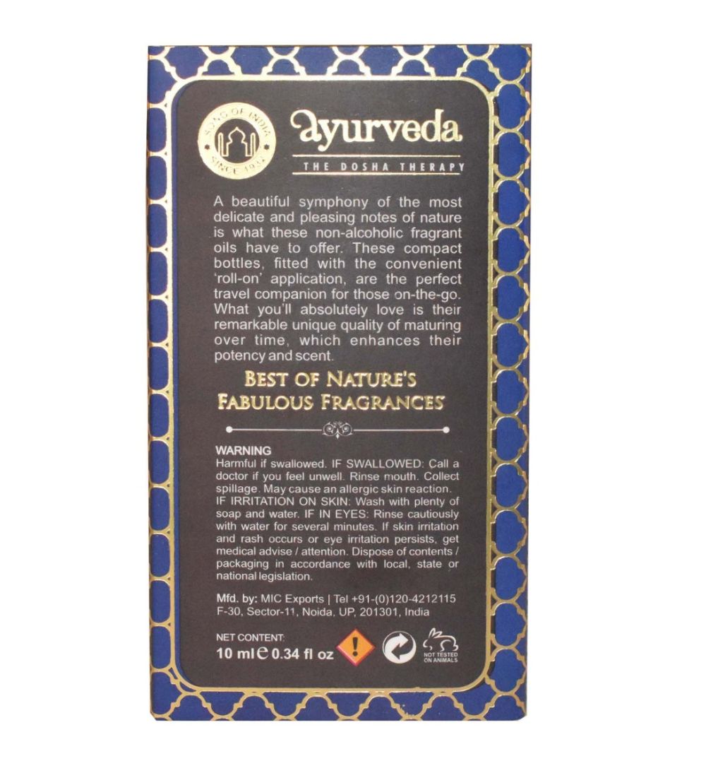 Oil Perfume, Royal Oudh, 10 ml, Song of India