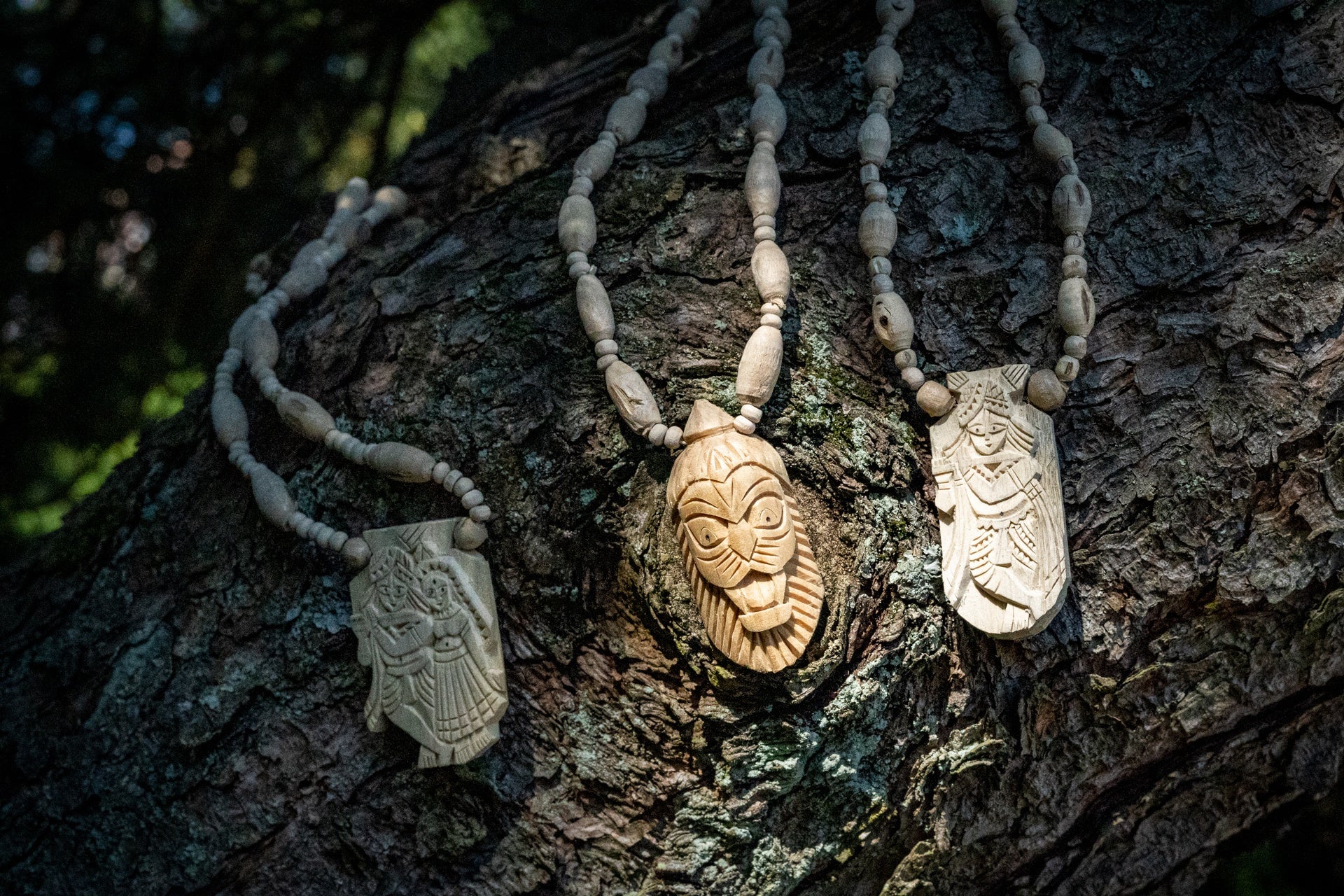 Tulsi Necklace - Narasimha Pendant