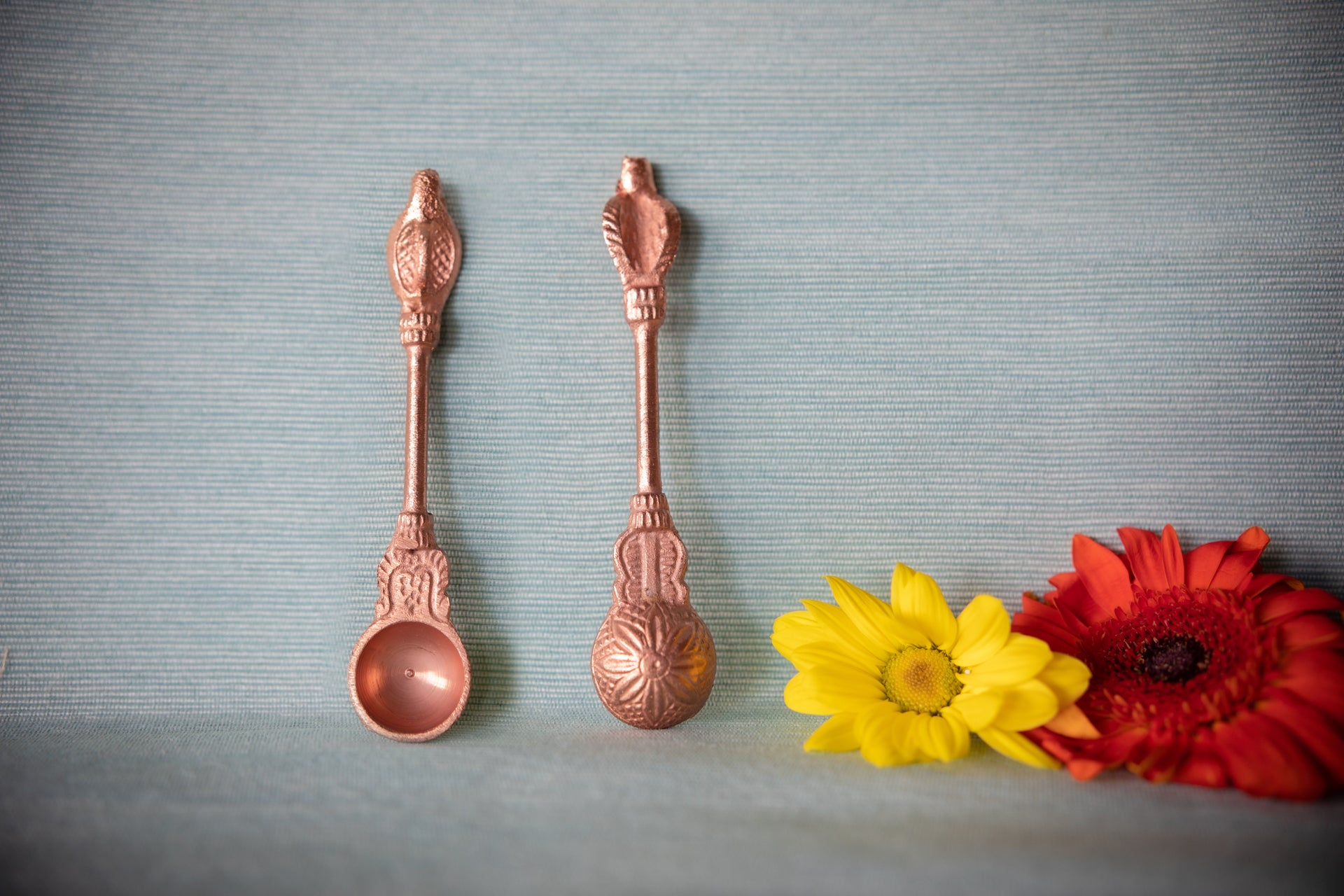 Copper Puja Spoon - Medium Ceremonial.2