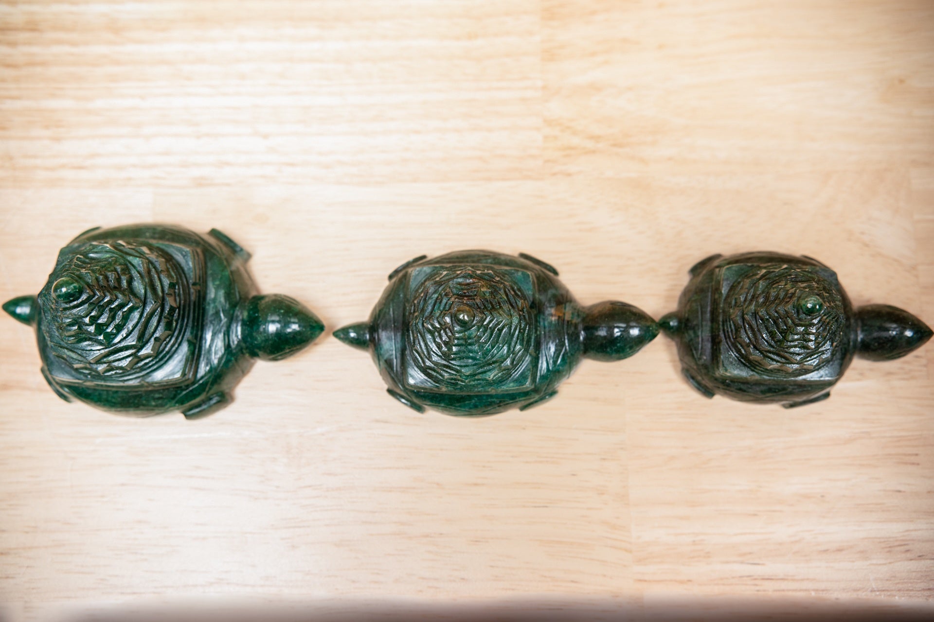 MahaMeru Sri Yantra on Tortoise - Jade
