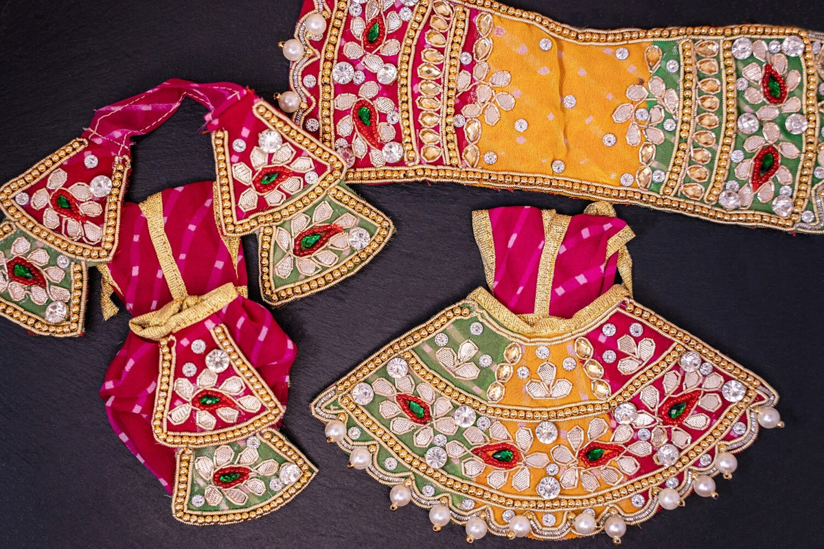 Ornate Deity Clothing for the Divine Couple - Small