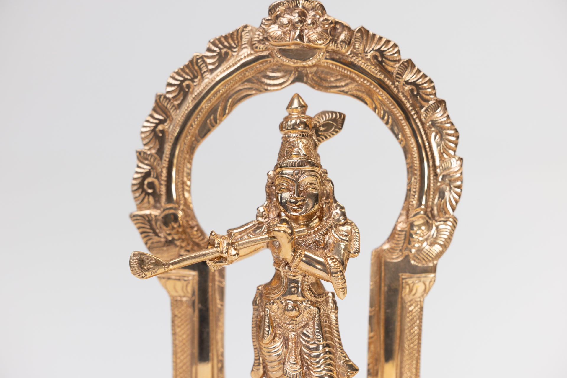 Lord Krishna with Arch - panchaloha
