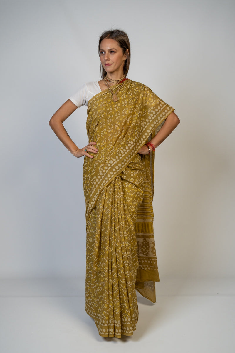 Malmal Cotton Saree