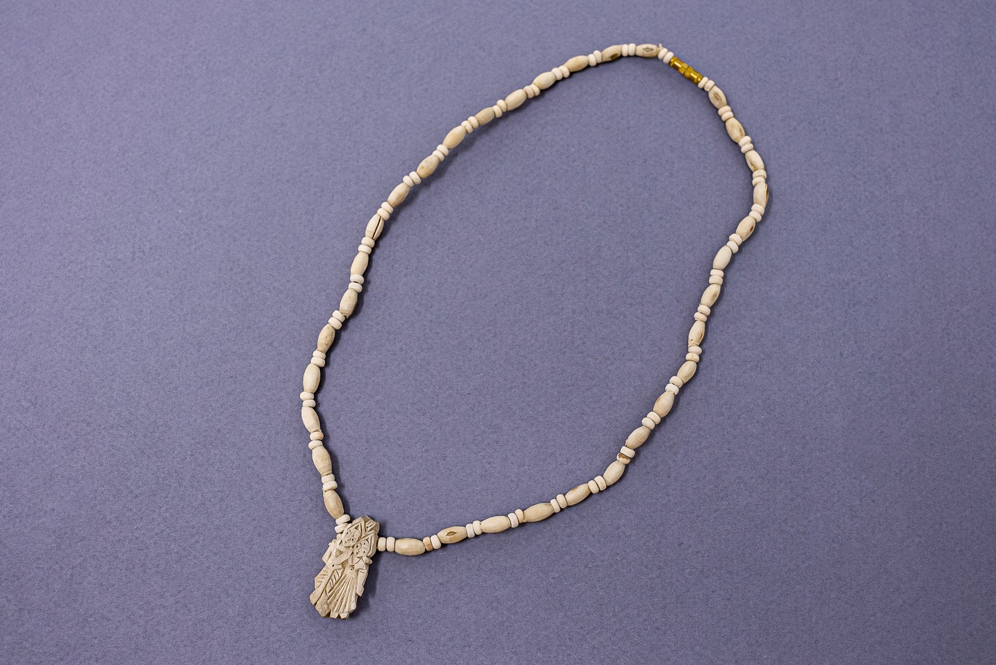 Tulsi Necklace - Radha Krishna Pendant, small