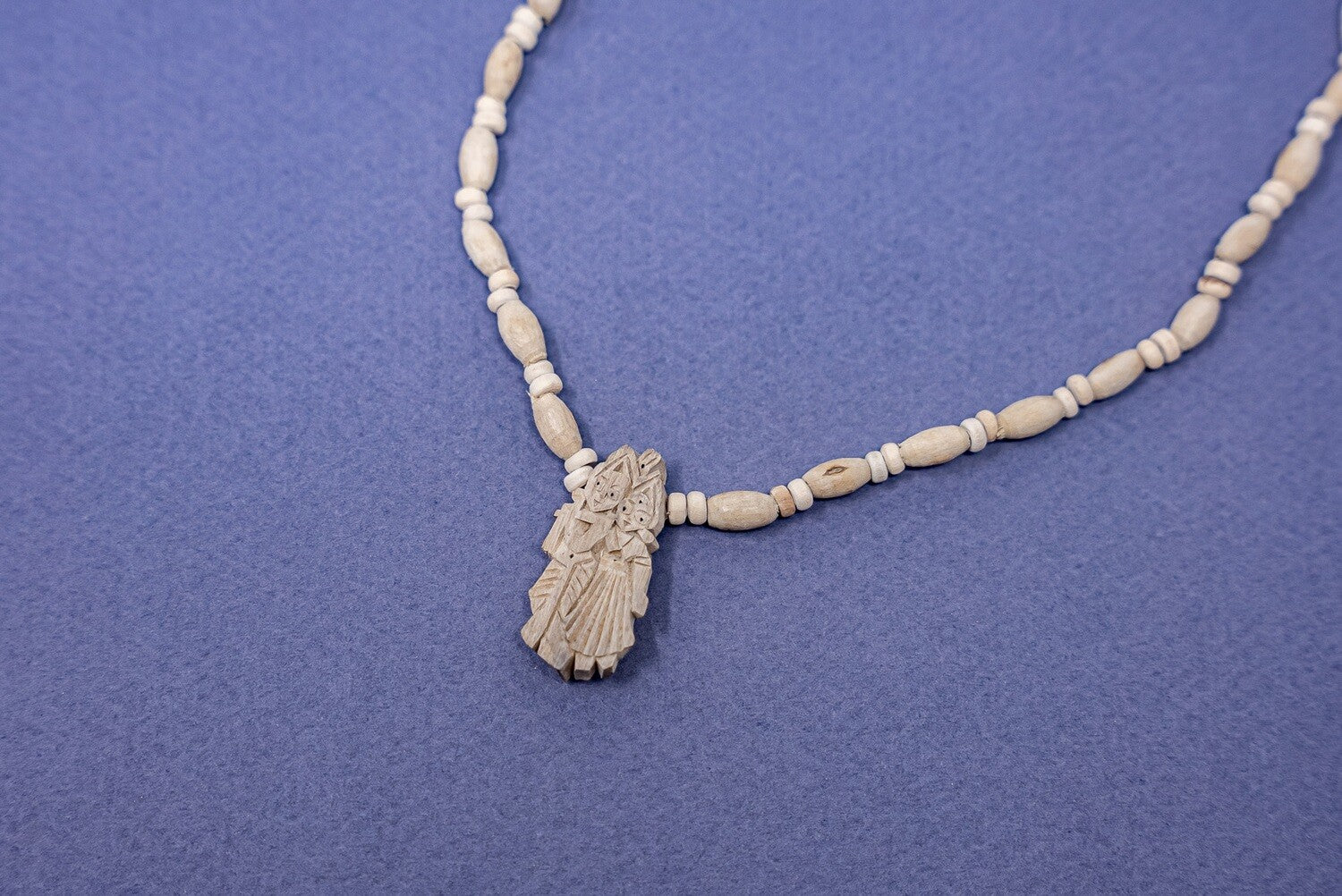 Tulsi Necklace - Radha Krishna Pendant, small