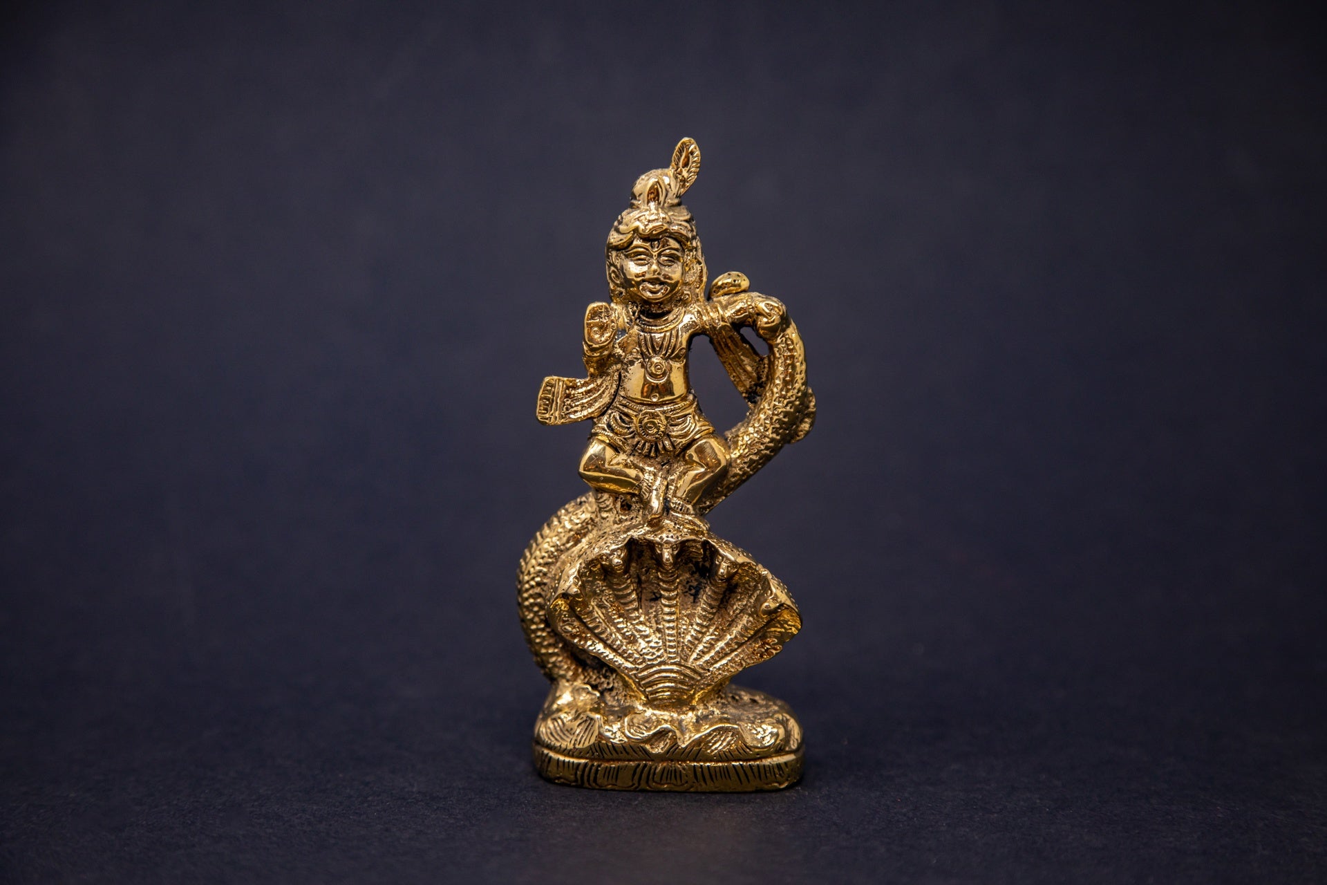 Dancing Krishna on Kaliya