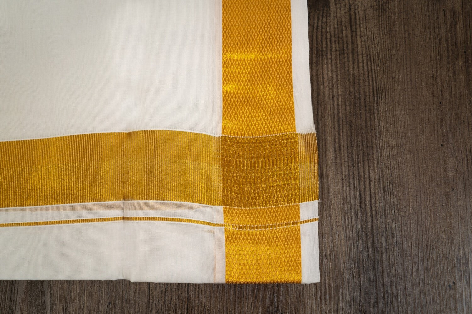 Dhoti with Golden Border