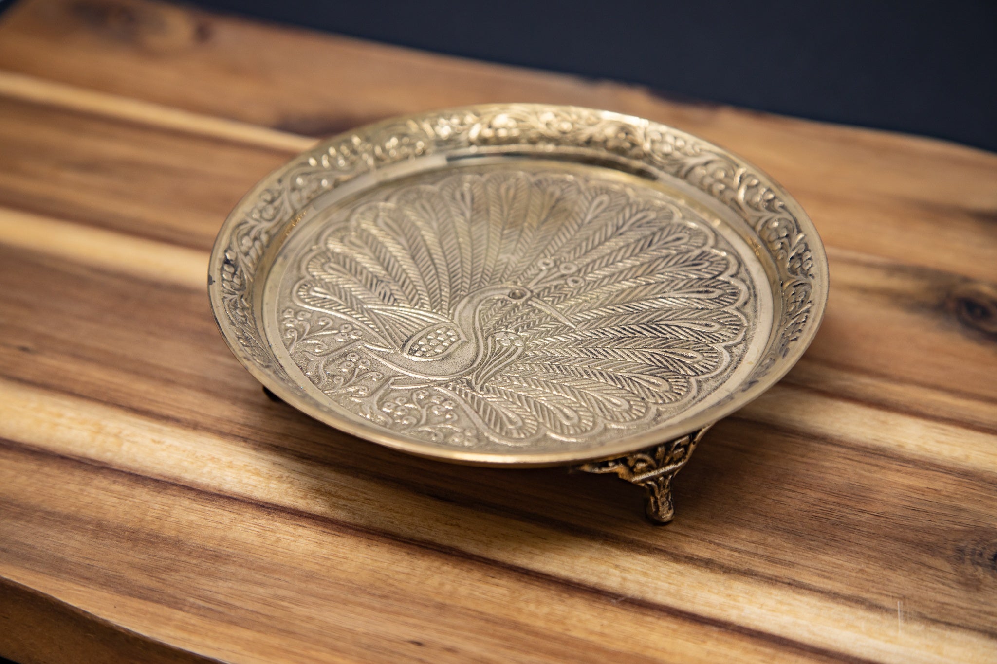 Puja plate with stand